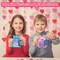 4E's Novelty 24 Pack Classroom Valentine Cards with Tic Tac Toe Keychains, Valentines Gifts for Kids School Valentines Classroom Exchange and Party Favors, Tic Tac Toe Valentine Fun Portable Games